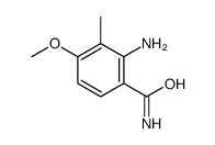 2-amino-4-methoxy-3-methylbenzamide结构式