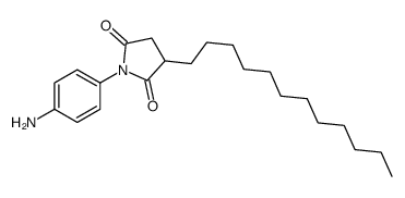 1-(4-aminophenyl)-3-dodecylpyrrolidine-2,5-dione Structure