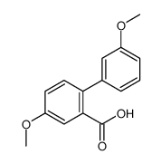 5-methoxy-2-(3-methoxyphenyl)benzoic acid Structure