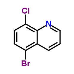 5-Bromo-8-chloroquinoline Structure