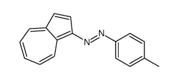 azulen-1-yl-(4-methylphenyl)diazene Structure