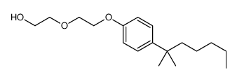 2-[2-[4-(2-methylheptan-2-yl)phenoxy]ethoxy]ethanol Structure