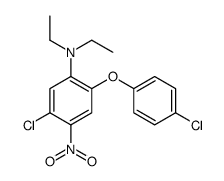 N1,N1-DIETHYL-5-CHLORO-2-(4-CHLOROPHENOXY)-4-NITROANILINE picture