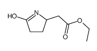 ethyl 5-oxopyrrolidine-2-acetate结构式