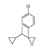 Oxirane, 2-(4-chlorophenyl)-2-(1-cyclopropylethyl) Structure