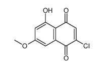 2-chloro-5-hydroxy-7-methoxynaphthalene-1,4-dione Structure