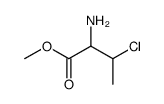 methyl 2-amino-3-chlorobutanoate Structure