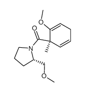 (2'S,6R)-1-methoxy-6-[[2'-(methoxymethyl)pyrrolidinyl]carbonyl]-6-methyl-1,4-cyclohexadiene Structure