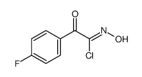 Benzeneethanimidoyl chloride, 4-fluoro-N-hydroxy-alpha-oxo- (9CI)结构式