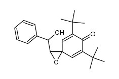 5,7-di-tert-butyl-2-(hydroxy(phenyl)methyl)-1-oxaspiro[2.5]octa-4,7-dien-6-one Structure