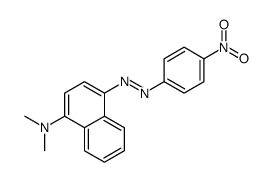 N,N-Dimethyl-4-[(E)-(4-nitrophenyl)diazenyl]-1-naphthalenamine Structure