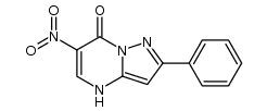 6-nitro-2-phenylpyrazolo[1,5-a]pyrimidin-7(4H)-one结构式