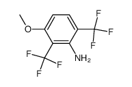 3-methoxy-2,6-bis(trifluoromethyl)aniline结构式