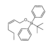 (Z)-tert-butyl(hex-2-en-1-yloxy)diphenylsilane Structure