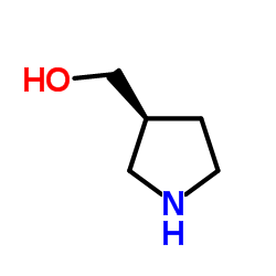 (S)-吡咯烷-3-甲醇结构式