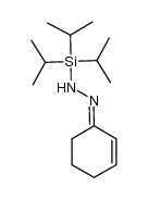 (E)-1-(cyclohex-2-en-1-ylidene)-2-(triisopropylsilyl)hydrazine Structure