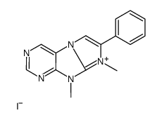 5,6-dimethyl-7-phenylpurino[7,8-a]imidazol-5-ium,iodide结构式