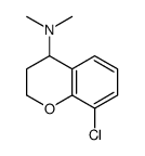 8-chloro-N,N-dimethyl-3,4-dihydro-2H-chromen-4-amine Structure