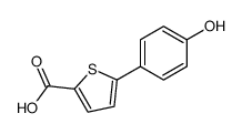 5-p-hydroxyphenyl-2-thenoic acid Structure