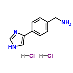 4-(1H-IMIDAZOL-4-YL)-BENZYLAMINE DIHYDROCHLORIDE Structure