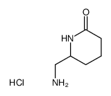 6-(Aminomethyl)piperidin-2-one hydrochloride Structure