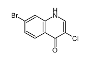 3-Chloro-7-bromo-4-hydroxyquinoline structure