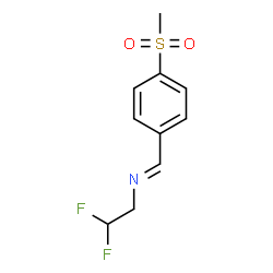 (E)-N-(4-(Methylsulfonyl)benzylidene)-2,2-difluoroethanamine picture