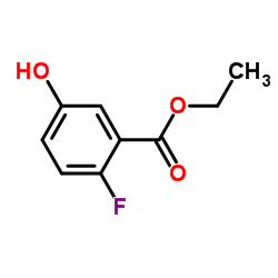 Ethyl 2-fluoro-5-hydroxybenzoate Structure