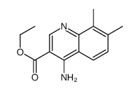 4-Amino-7,8-dimethylquinoline-3-carboxylic acid ethyl ester picture