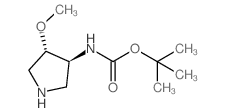 N-(反式-4-甲氧基-吡咯烷-3-基)氨基甲酸叔丁酯图片