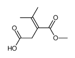 3-(methoxycarbonyl)-4-methylpent-3-enoic acid结构式