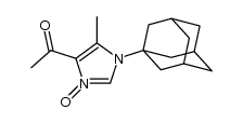 4-acetyl-1-(adamantan-1-yl)-5-methyl-1H-imidazole 3-oxide Structure