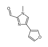 4-furan-3-yl-1-methyl-1H-imidazole-2-carbaldehyde Structure