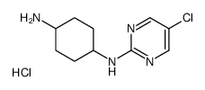 N-(5-Chloro-pyrimidin-2-yl)-cyclohexane-1,4-diamine hydrochloride Structure