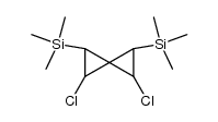 (2,5-dichlorospiro[2.2]pentane-1,4-diyl)bis(trimethylsilane) Structure