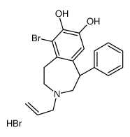 R(+)-6-溴-APB氢溴酸盐结构式