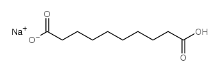 Sodium hydrogen sebacate structure