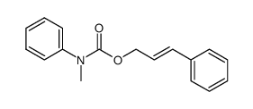 (E)-cinnamyl methylphenylcarbamate Structure