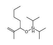 2-methylhept-1-en-3-yloxy-di(propan-2-yl)silane Structure