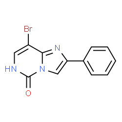 8-溴-2-苯基咪唑并[1,2-c]嘧啶-5(6H)-酮结构式