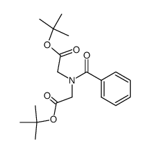 di-tert-butyl 2,2'-(benzoylazanediyl)diacetate Structure