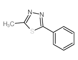 1,3,4-Thiadiazole,2-methyl-5-phenyl- Structure