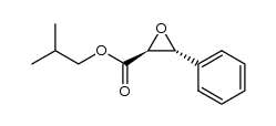 (+)-isobutyl (2S,3R)-β-phenylglycidate结构式