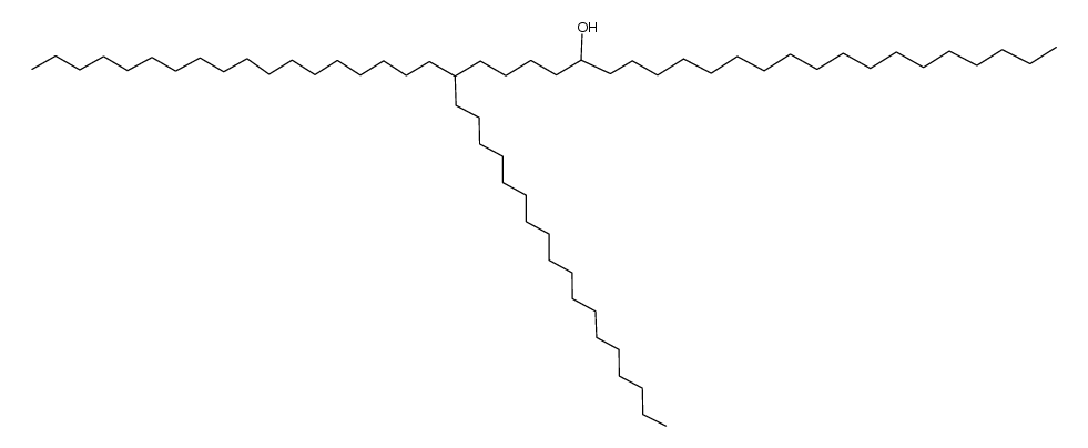 24-octadecyl-19-dotetracontanol结构式