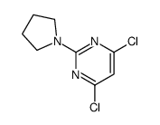 4,6-dichloro-2-pyrrolidin-1-ylpyrimidine structure