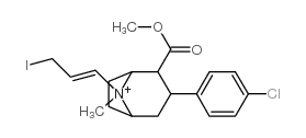 N-(3-iodopropen-1-yl)-2-carbomethoxy-3-(4-chlorophenyl)tropane Structure