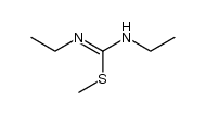 N,N'-diethyl-S-methyl-isothiourea Structure