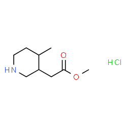 2-(4-甲基哌啶-3-基)乙酸甲酯盐酸盐图片