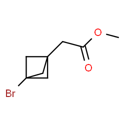 methyl 2-{3-bromobicyclo[1.1.1]pentan-1-yl}acetate Structure