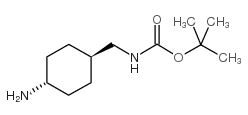 TERT-BUTYL ((TRANS-4-AMINOCYCLOHEXYL)METHYL)CARBAMATE Structure